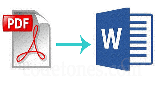 Convert PDFs into Microsoft Word